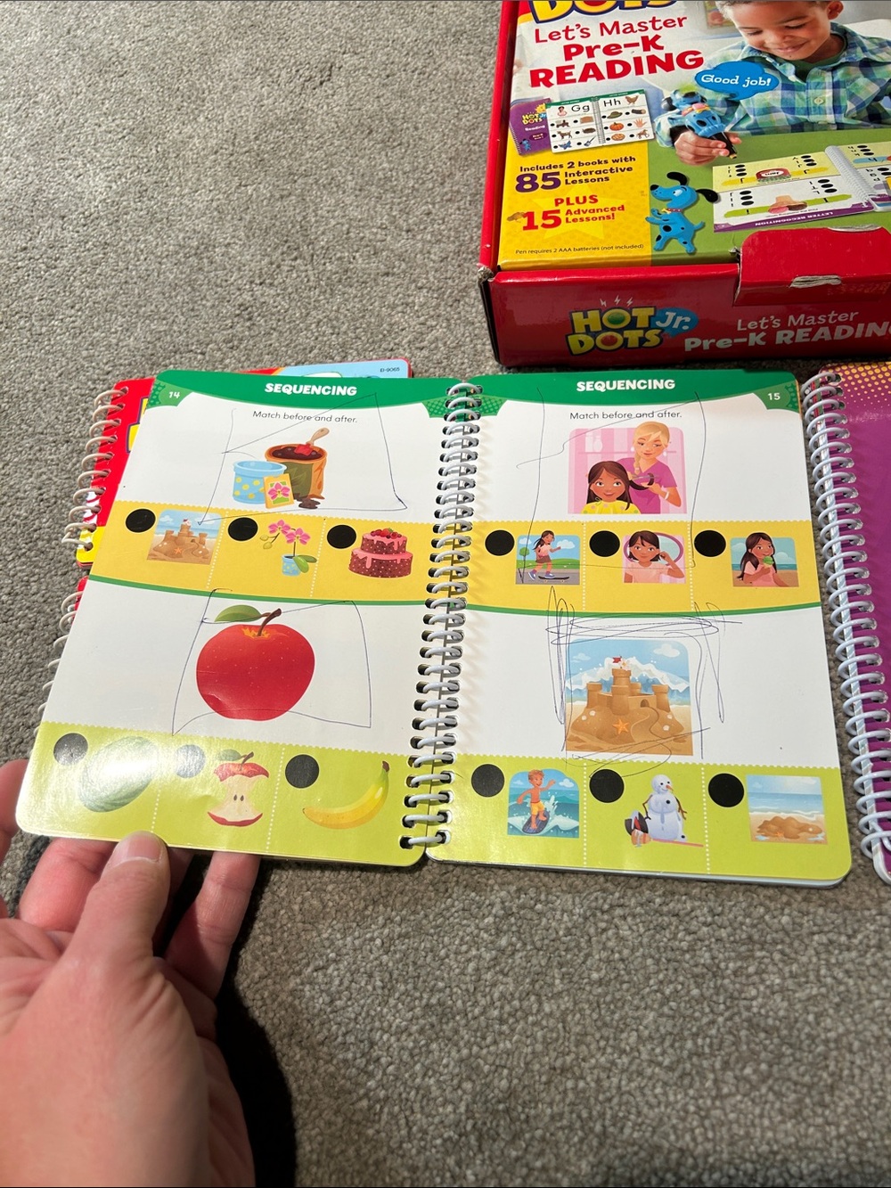 Pre-K Reading Set - Purple Learning Kit - Picture 6 of 8